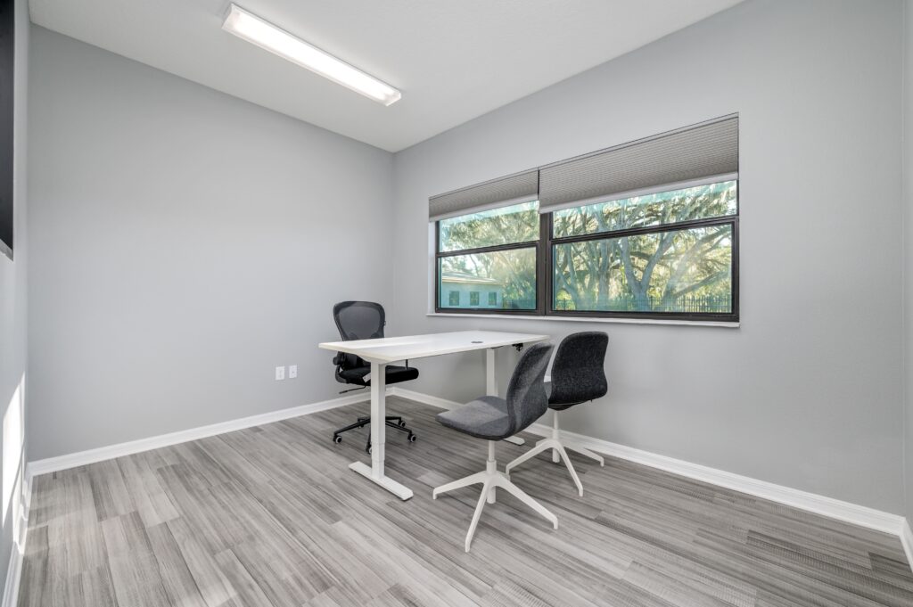 An example private office in our coworking lutz fl building